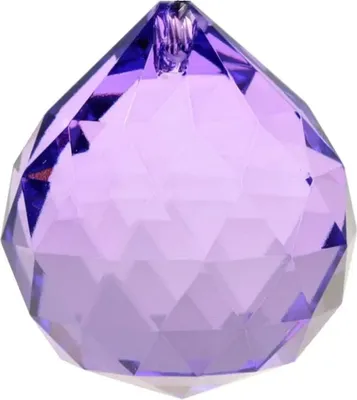 Image de Sphère De Cristal Fengshui Violet Qualité Aaa - 4 Cm Lot De 4 Pcs