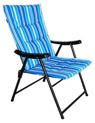 Image de Verk 14644 Chaise pliante de randonnée rembourrée, bleue