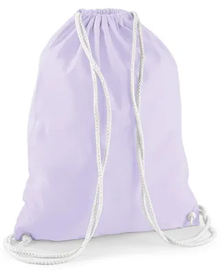 Produktbild von Westford Mill W110 | Baumwoll Gymsac / Turnbeutel | 37 x 46 cm - Farbe: Lavender/White - Größe: 37 x 46 cm