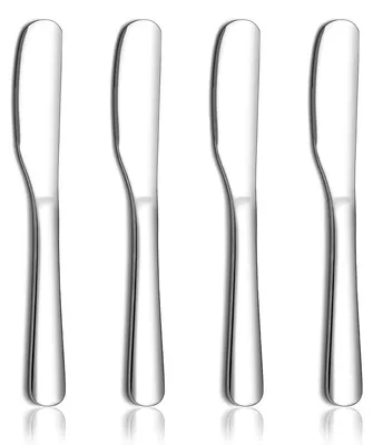 Buttermesser aus Edelstahl, 4er Set, Butterstreicher