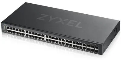 Produktbild von Zyxel GS1920-48V2 Managed Gigabit Ethernet (10/100/1000) Schwarz
