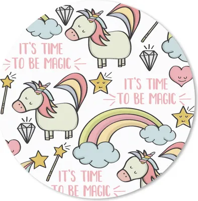 Produktbild von MuchoWow® Mauspad Mousepad Regenbogen - Einhorn - Diamant - Zitate - Muster 20x20 cm - Mousepads - Maus Mat - Pad - Mausunterlage - Schreibtischmatte