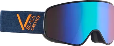 Produktbild von BLACK CREVICE - Damen/Herren Skibrille - Modell: SCHLADMING | Farbe: Navy/Orange / Scheibe: Grün | Größe: L