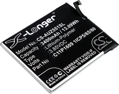 Zdjęcie produktu dla TECHTEK Bateria kompatybilny z [Asus] X00DDA, Z00DDA, ZC520KL, ZC553KL, Zenfone 3 Max 5.5, ZenFone 3 Max Dual SIM 5.5, ZenFone 4 Max zastępuje C11P1