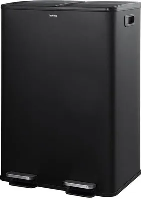 Produktbild von Recyclingbehälter - Abfallsortierer - Küchenorganisation - Fingerabdruckresistent - 60 Liter - Schwarz