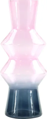 Produktbild von FURNARO Vase Multicolor - Glas, rosa-blau, Farbverlauf, modern