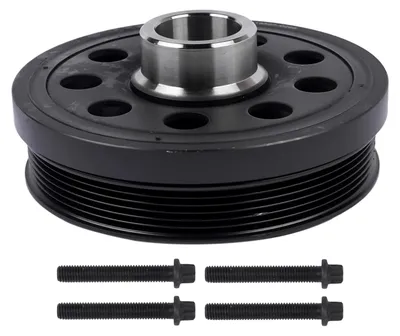 Obrázek produktu pro Řemenice klikové hřídele – 4 šrouby – dieselový motor N47 – modely F20, F21, F22, F30, F31, F32, F33, F36 – modely X1, X3 – OEM 11238585220