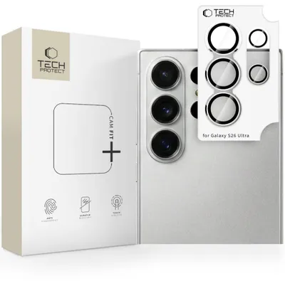 Image de Coque de protection Tech-Protect Camring Fit+ pour Galaxy S26 Ultra Clear