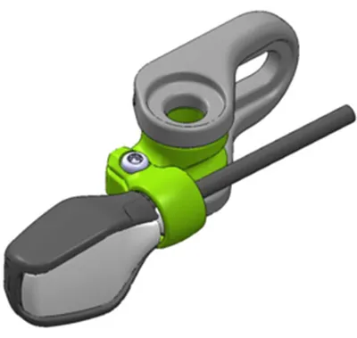 Produktbild von Busch + Müller Adapter kurz für TURNTEC®, für Gabelhalterbefestigung