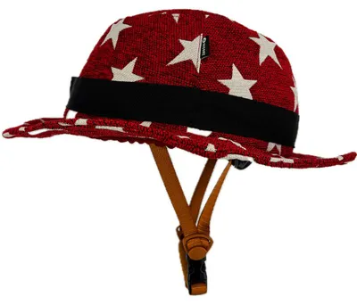 Produktbild von Vizorz SwitchCap Fahrradhelm - Rot stars stylish
