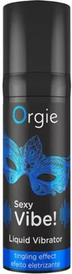 Obrázek produktu pro Lubrykant Sexy Vibe! Tekutý vibrátor 15 ml Orgy