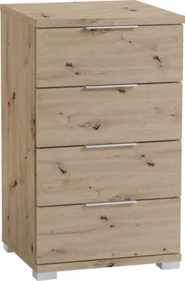 Produktbild von Nachtkommode LAVAL, 4 Schubladen, Artisan Eiche Holznachbildung, 46 cm Tiefe