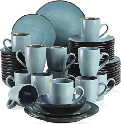 Produktbild von Imperial Serviesset – 12 Personen – 48-teilig – Grün Keramik – Essteller und Frühstücksteller