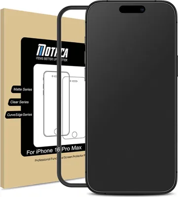 Produktbild von Mothca Matt Schutzfolie iPhone 16 Pro Max Display 9H 2.5D Blendschutz (1