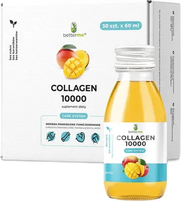 Zdjęcie produktu dla Kolagen Na Stawy Collagen 10000 BetterMe Kolagen Rybi 60ml 30 Dni Kuracji
