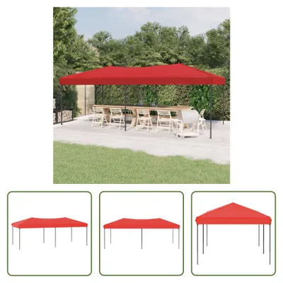 Immagine prodotto di The Living Store Tenda per feste pieghevole rossa 3x6 m