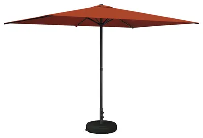 Zdjęcie produktu dla Parasol ogrodowy z podstawą 200 x 300 cm Poliester Prostokątny