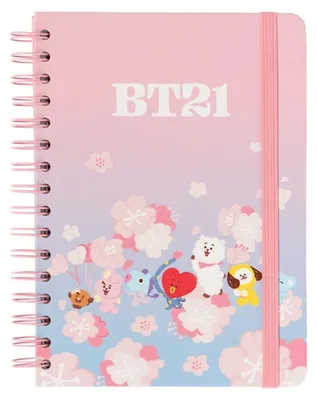 Obrázok produktu pre Erik BT21 Sakura A5 Notatnik - Oryginalny Produkt z Motywem Sakura