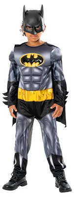 Produktbild von Refresh Metallic Batman Kids Kostüm – Größe 9-10 Jahre