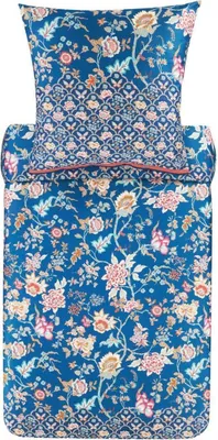 Produktbild von Bassetti Bettwäsche-Garnitur VERONA Farbe BLAU B1 Größe 155x220 + 80x80cm