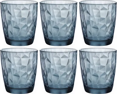 Produktbild von Bormioli Rocco 6er-Set Diamond Wassergläser, Kl. 30,5, 6er-Pack