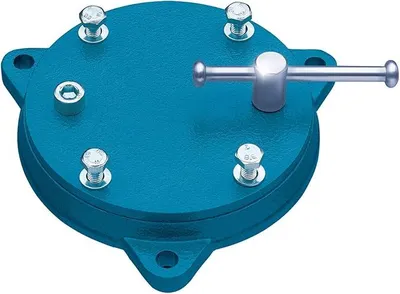 Produktbild von Drehteller, für Schraubstock 160/180 mm (geschlossene Aufnahmeplatte; Drehkranz Stahlgeschmiedet; Gewicht: 7,5 kg; freie Drehbarkeit um 360°) 103160