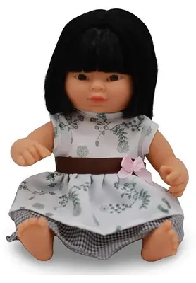 Produktbild von Die Puppenfabrik Babypuppe 30 cm Mädchen mit Kleidung Emma