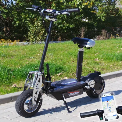 Produktbild von Elektrická kolobežka 800 Watt - "VIRON" E-Scooter 800 W / 36V Elektrická kolobežka E Scooter s držiakom na smartfón Scooter