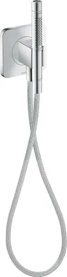 Image de hansgrohe AXOR Citterio C Unité de porte 120/120 softsquare avec douchette à main 2jet et flexible de douche textile, 49626000