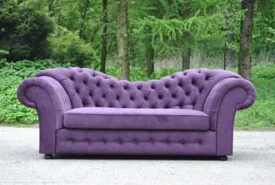 Produktbild von Chesterfield Sofa 3 Sitzer Bettfunktion Stoff Couch Polster Sitz Sofas Textil