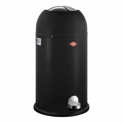 Immagine prodotto di Contenitore per rifiuti WESCO Kickmaster, colore nero opaco, con rivestimento in polvere