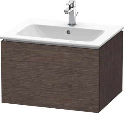 Produktbild von Waschtischunterbau L-CUBE 620x481x400mm eiche dunkel gebürstet eiche dunkel gebürstet
