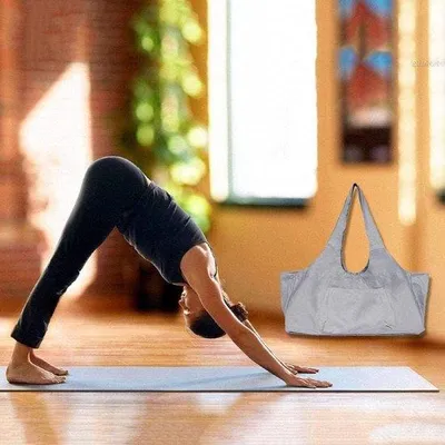 Produktbild von Famanu Sporttas Große Yogamatte Multifunktionale Tragetasche - Grau