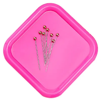 Magnetische Nadeldose, rosa, Nadelhalter, Aufbewahrungsbox, magnetisch