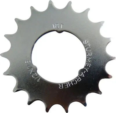 Produktbild von SunRace Steckkranz 18 Zähne, 1/2 x 1/8, flach