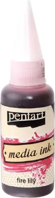 Immagine prodotto di PENTART - Inchiostro a base d'alcol - Media Ink - giglio ardente 20ml