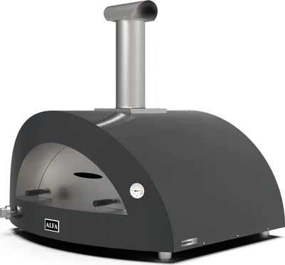 Produktbild von Alfa Forni Moderno 5 Pizze Hybrid Schiefer Grau