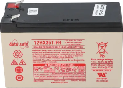 Produktbild von EnerSys DataSafe 12HX35-FR High-Rate AGM-Akku 12V 7,9Ah – Faston – Ausführung A/B prüfen
