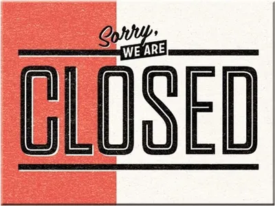 Produktbild von Nostalgic-Art - Magnet 6 x 8 cm - Achtung - Sorry, we are Closed