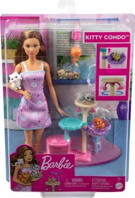Image de MATTEL Barbie poupée amusante avec des chats HHB70 /4