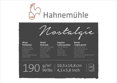 Produktbild von Hahnemühle Skizzenbuch Nostalgie A 6 20 Blatt 190 g
