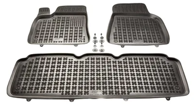 Image de MTM Tapis de sol pour Tesla Model S 01.2021-12.2020 en Caoutchouc, Bac sur Mesure Antidérapant avec Rebords 5 cm, cod. 3D 11644