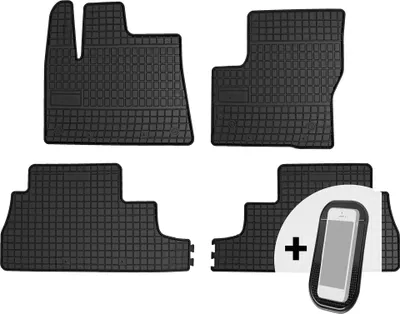 Image de Tapis de sol en caoutchouc pour voiture Tapis de sol pour voiture, set de 4 pièces - convient à l'Opel Combo à partir de 2018
