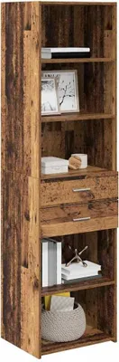 Produktbild von vidaXL Highboard Altholz 50 x 42,5 x 185 cm Holzwerkstoff