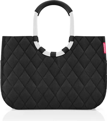 Immagine prodotto di reisenthel loopshopper L, Einkaufstasche, Shopper, Tragetasche, Tasche, Rhombus Black, 25 L, OR7059