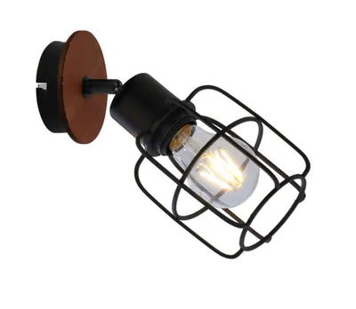Produktbild von GLOBO Wandleuchte Innen Wohnzimmer Wandlampe Holz Leselampe Schlafzimmer 54037-1