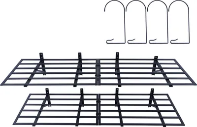 Produktbild von SucceBuy-Garagenregale, 2er-Pack, 6 x 2 Fuß, robuste, wandmontierte Garagenregale. Gesamttragfähigkeit: 1600 lbs. Ideale schwebende Garagenregale für Werkstatt, Schuppen, Garage.