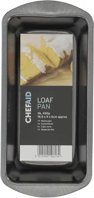 Productafbeelding van Broodvorm - Zwart - 22,5 x 10,5 x 5,5 cm - Cakevorm van Koolstofstaal met Antiaanbaklaag - Voor Brood en Cake