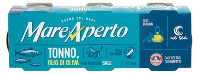 Zdjęcie produktu dla Tuńczyk w oliwie Mare Aperto 3x60 g