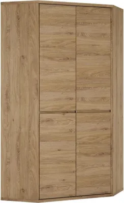 Image de Armoire d’angle Shetland 98,5x197x98,5 cm armoire pour chambre grise